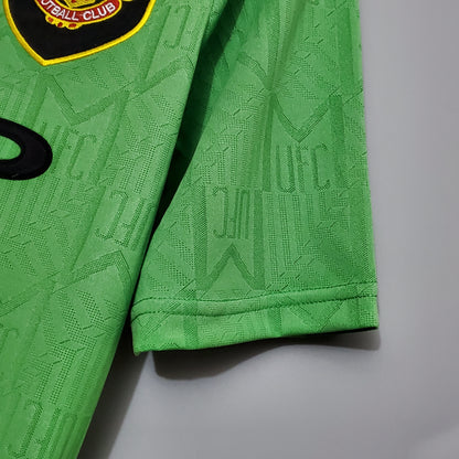Camiseta Manchester United Ii 92/94 Hombre (Retro) - Versión Hincha