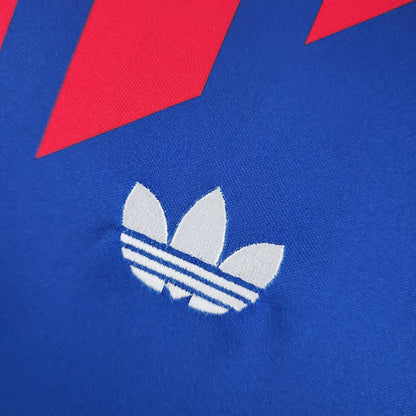 Camiseta Francia I 88/89 Hombre (Retro) Manga Larga - Versión Hincha
