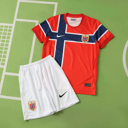 Conjunto Infantil Local Noruega Mundial 2026