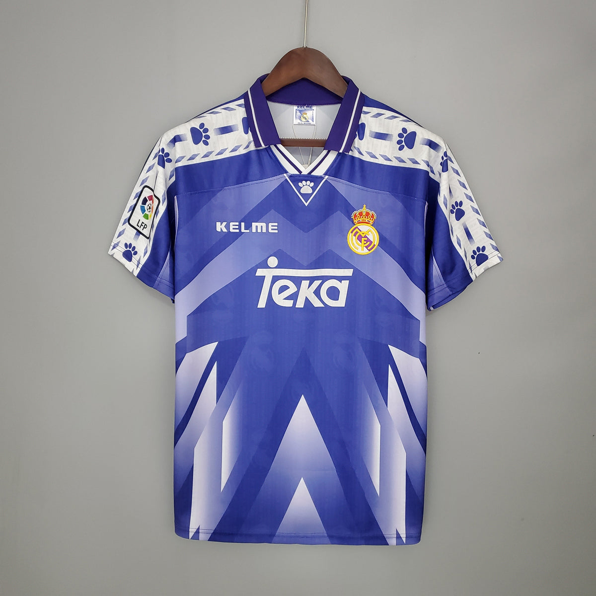 Camiseta Real Madrid Ii 96/97 Hombre (Retro) - Versión Hincha