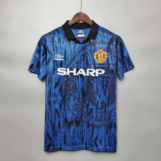 Camiseta Manchester United I 93/95 Hombre (Retro) - Versión Hincha