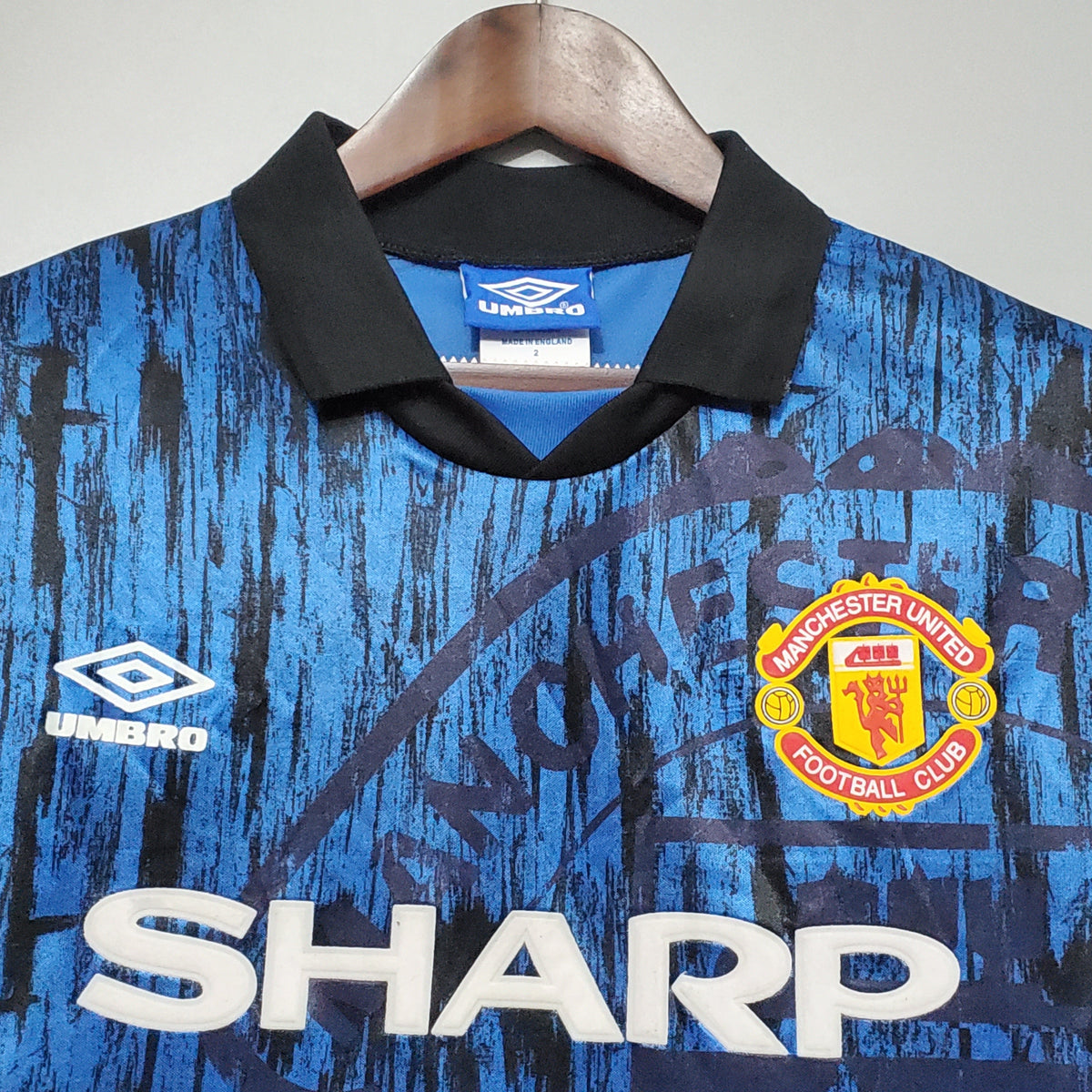 Camiseta Manchester United I 93/95 Hombre (Retro) - Versión Hincha