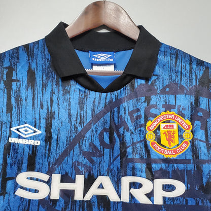 Camiseta Manchester United I 93/95 Hombre (Retro) - Versión Hincha
