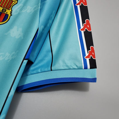 Camiseta Barcelona Ii 96/97 Hombre (Retro) - Versión Hincha
