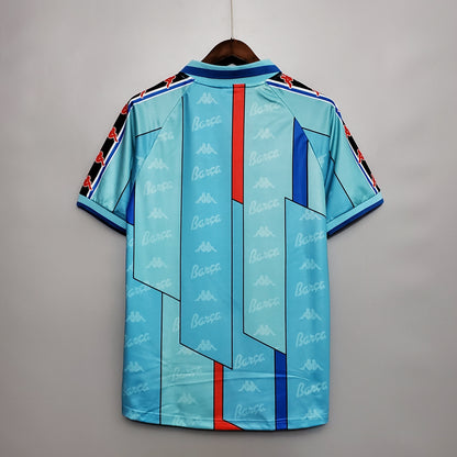 Camiseta Barcelona Ii 96/97 Hombre (Retro) - Versión Hincha