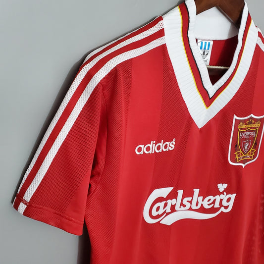 Camiseta Liverpool I 96/97 Hombre (Retro) - Versión Hincha