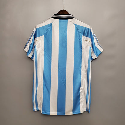 Camiseta Argentina I 98/99 Hombre (Retro) - Versión Hincha