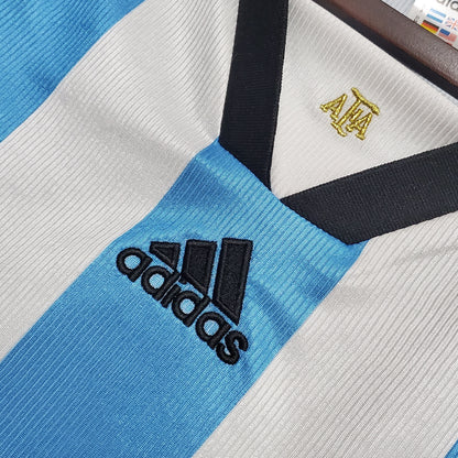 Camiseta Argentina I 98/99 Hombre (Retro) - Versión Hincha