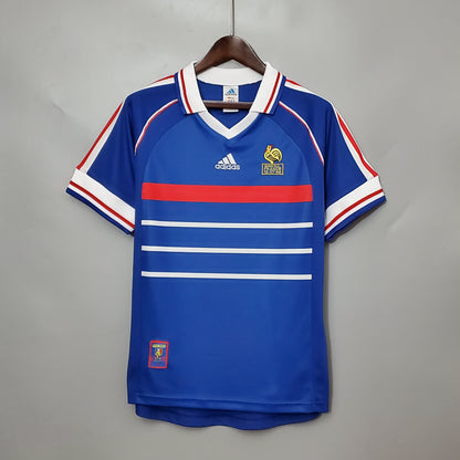 Camiseta Francia I 98/99 Hombre (Retro) - Versión Hincha