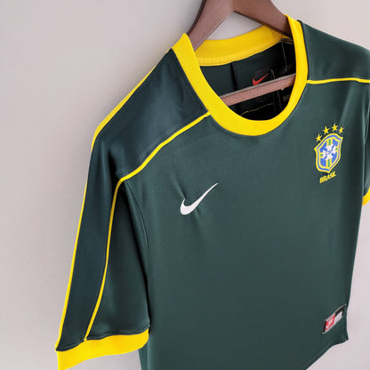 Camiseta Brasil Portero I 98/99 Hombre (Retro) - Versión Hincha