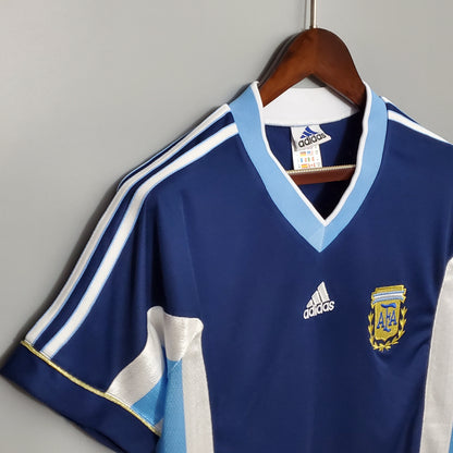 Camiseta Argentina Ii 98/99 Hombre (Retro) - Versión Hincha