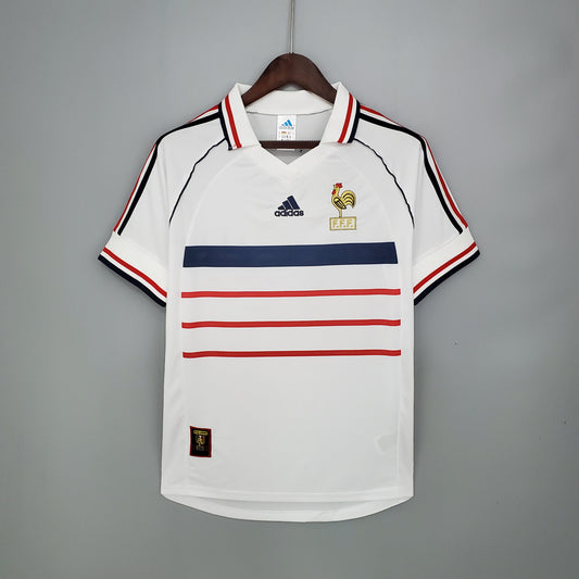 Camiseta Francia Ii 98/99 Hombre (Retro) - Versión Hincha
