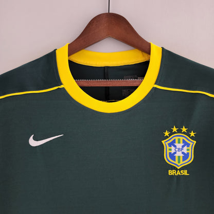 Camiseta Brasil Portero I 98/99 Hombre (Retro) - Versión Hincha