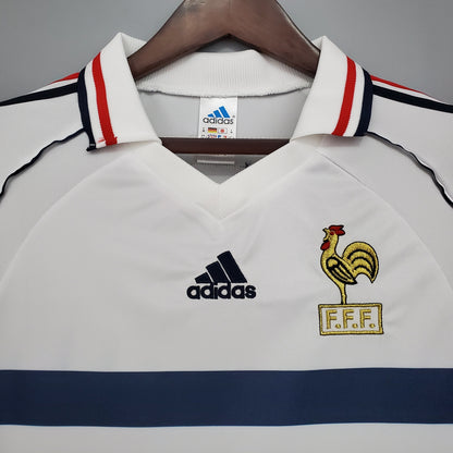 Camiseta Francia Ii 98/99 Hombre (Retro) - Versión Hincha