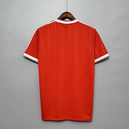 Camiseta Manchester United Local 1983 Hombre (Retro) - Versión Hincha