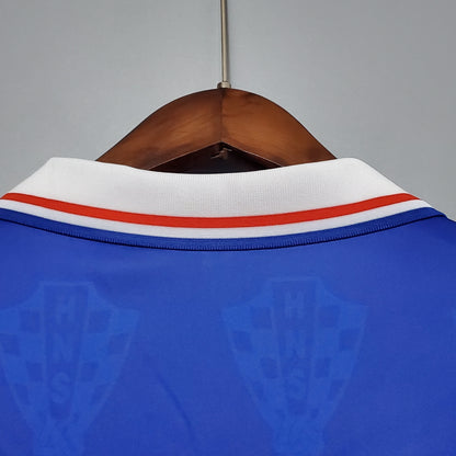 Camiseta Croacia Local 1998 Hombre (Retro) - Versión Hincha