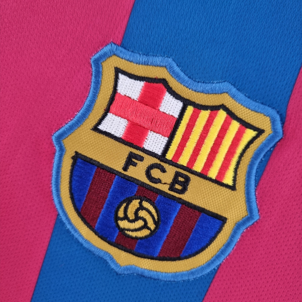 Camiseta Barcelona I 05/06 Hombre (Retro) Manga Larga - Versión Hincha