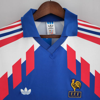 Camiseta Francia I 88/89 Hombre (Retro) - Versión Hincha