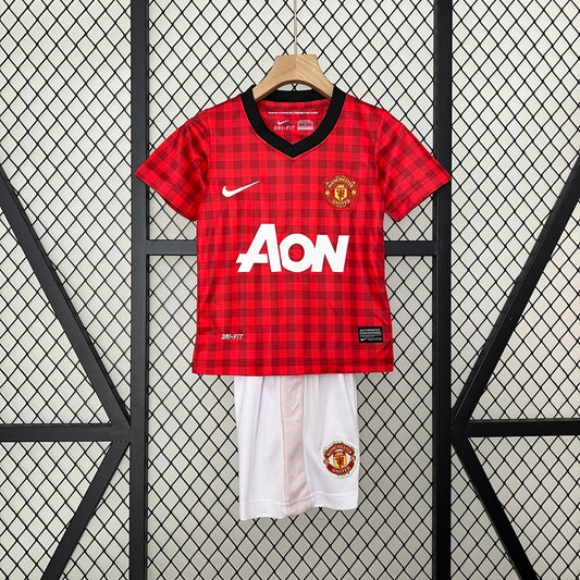 Conjunto Infantil Manchester United I 12/13 Conjunto Infantil (Retro)