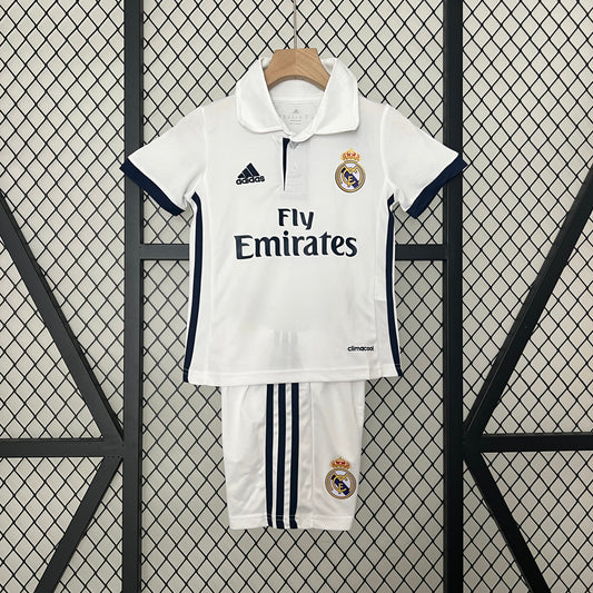 Conjunto Infantil Real Madrid I 16/17 Conjunto Infantil (Retro)