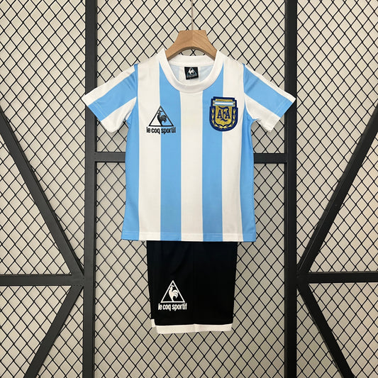 Conjunto Infantil Argentina Local 1986 Conjunto Infantil (Retro)