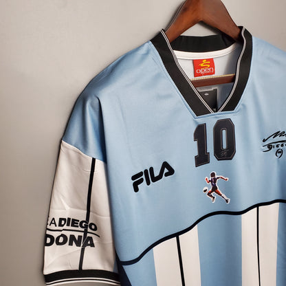 Camiseta Argentina Edición Comemorativa Local 2001 Hombre (Retro) - Versión Hincha