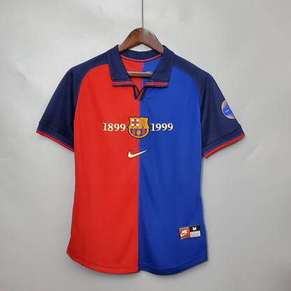 Camiseta Barcelona I Edición Especial 100° Hombre (Retro) - Versión Hincha
