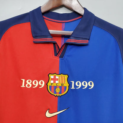 Camiseta Barcelona I Edición Especial 100° Hombre (Retro) - Versión Hincha