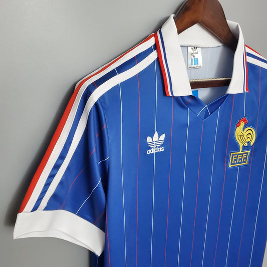 Camiseta Francia I 82/83 Hombre (Retro) - Versión Hincha