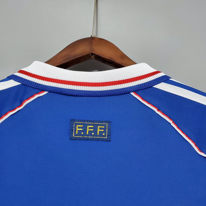 Camiseta Francia I 98/99 Hombre (Retro) - Versión Hincha