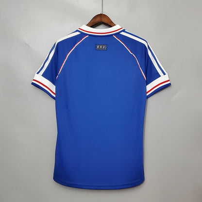 Camiseta Francia I 98/99 Hombre (Retro) - Versión Hincha