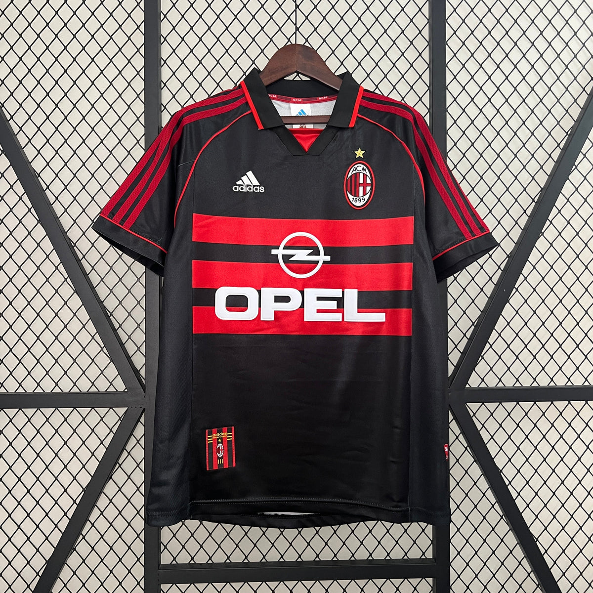 Camiseta Milan Iii 98/99 Hombre (Retro) - Versión Hincha