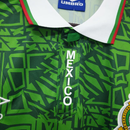 Camiseta México I 94/95 Hombre (Retro) - Versión Hincha