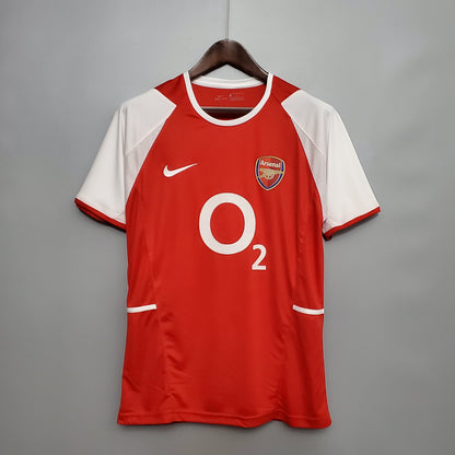 Camiseta Arsenal 02/04 I Hombre (Retro) - Versión Hincha