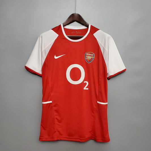 Camiseta Arsenal 02/04 I Hombre (Retro) - Versión Hincha