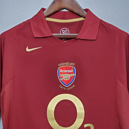 Camiseta Arsenal 05/06 Ii Hombre (Retro) - Versión Hincha