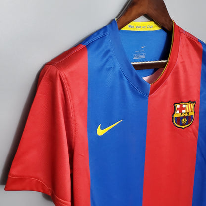 Camiseta Barcelona I 06/07 Hombre (Retro) - Versión Hincha
