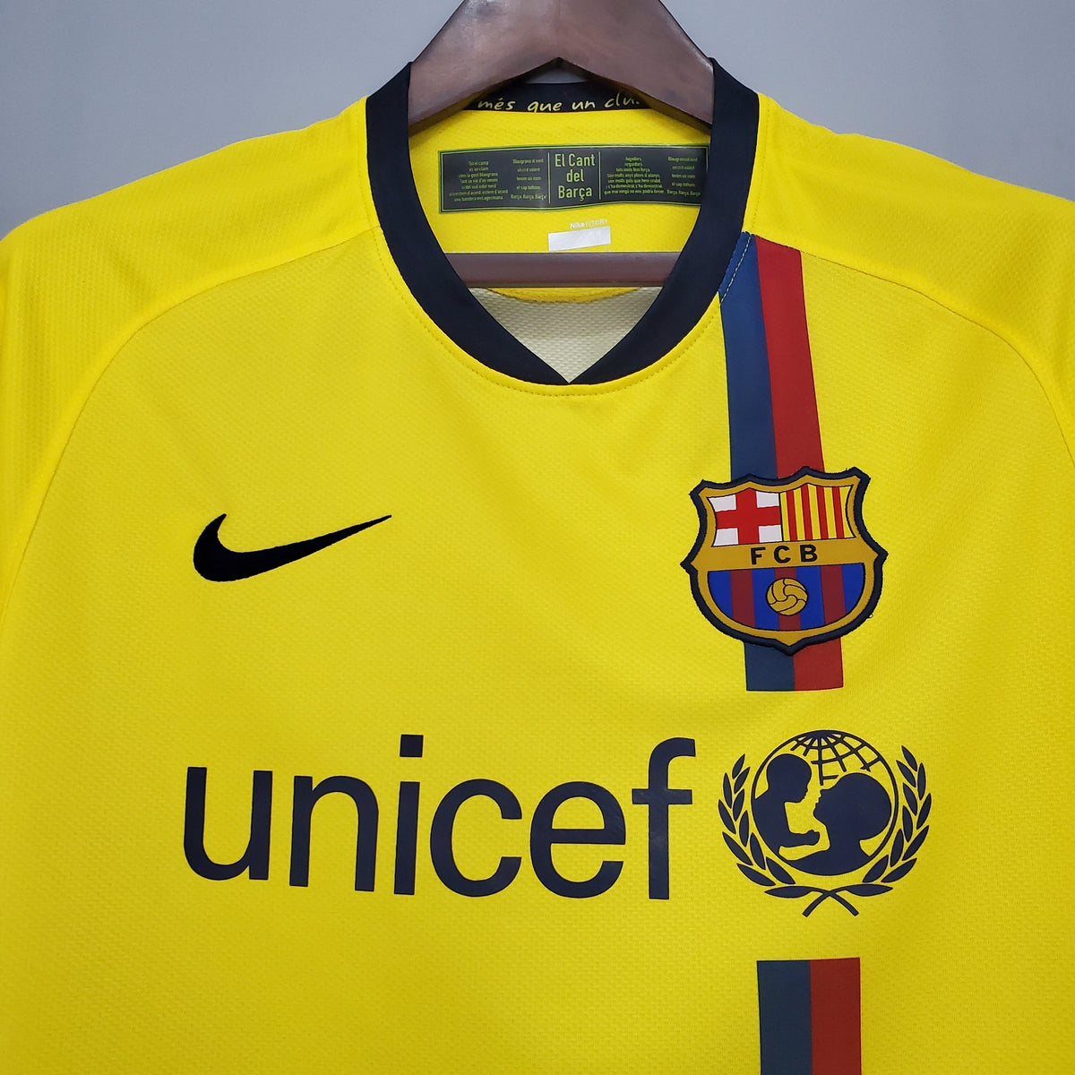 Camiseta Barcelona I 08/09 Hombre (Retro) - Versión Hincha