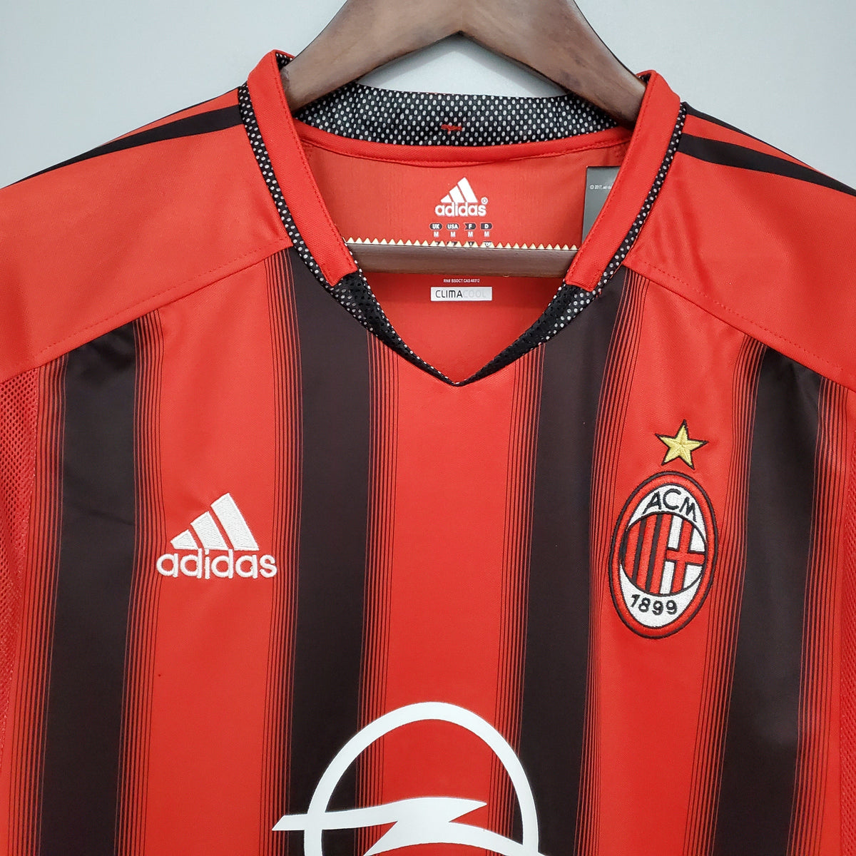 Camiseta Milan Xiii 04/05 Hombre (Retro) - Versión Hincha