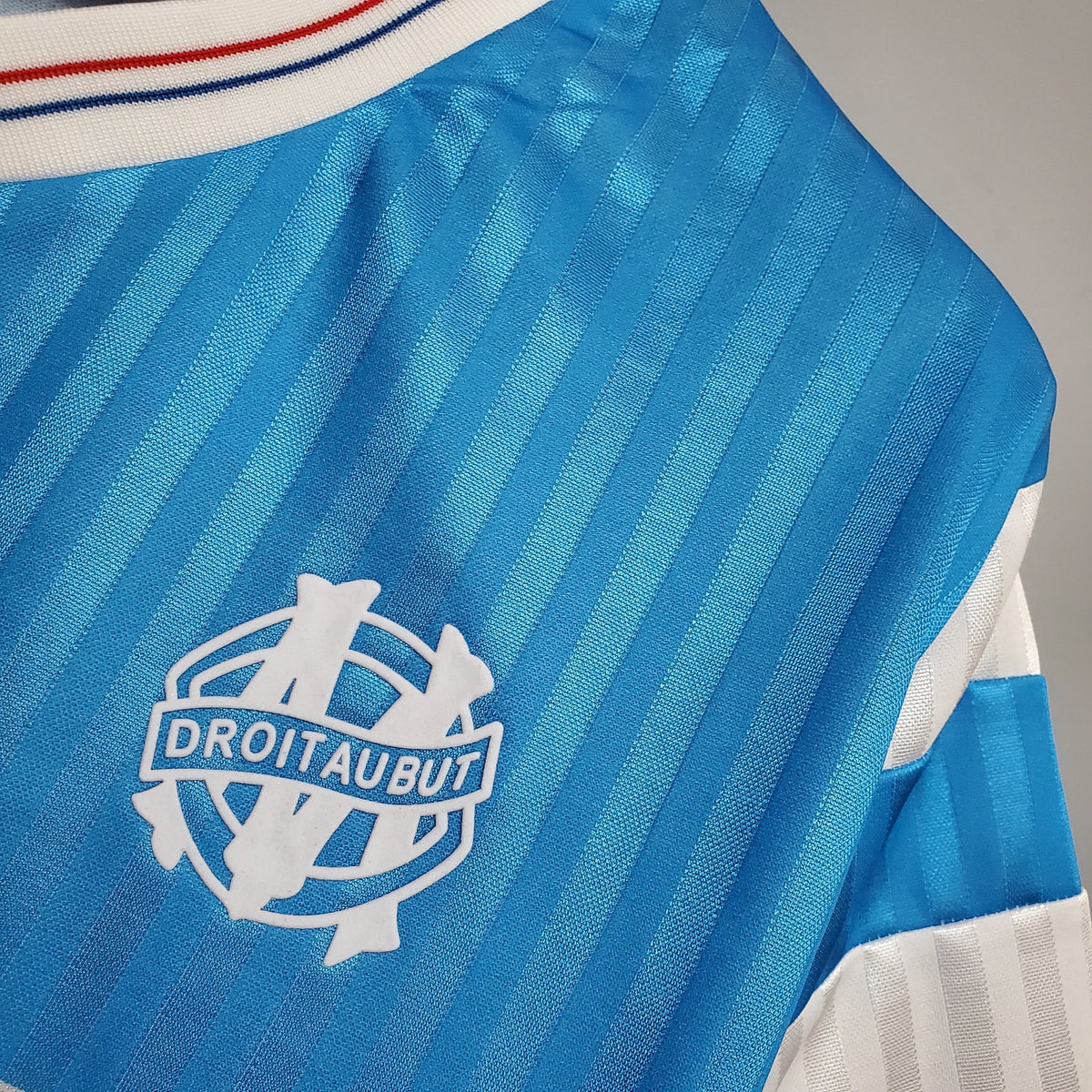 Camiseta Olympique Marseille Visitante 1990 Hombre (Retro) - Versión Hincha