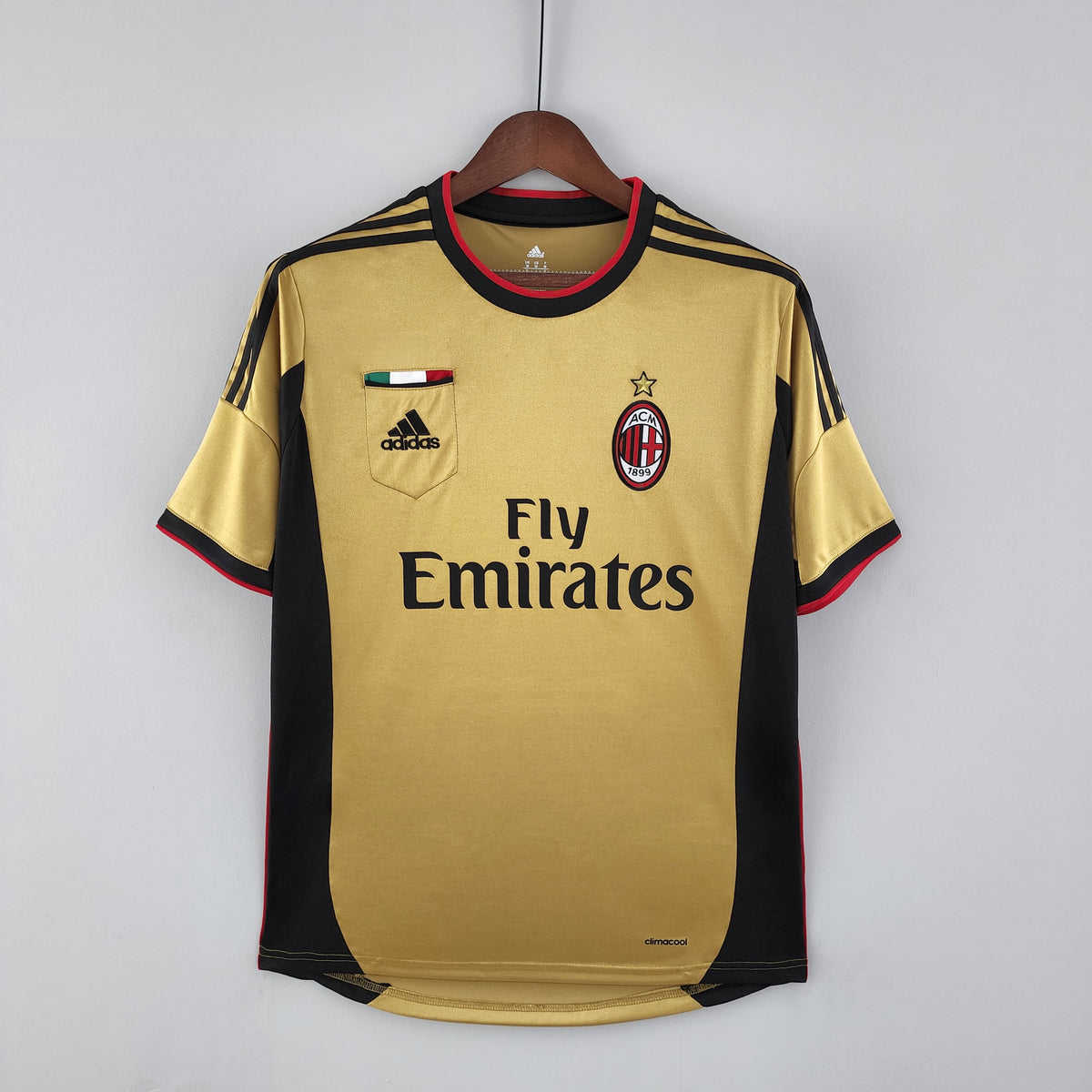 Camiseta Milan Xiv 13/14 Hombre (Retro) - Versión Hincha
