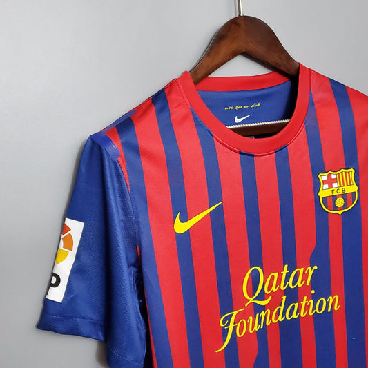 Camiseta Barcelona I 11/12 Hombre (Retro) - Versión Hincha