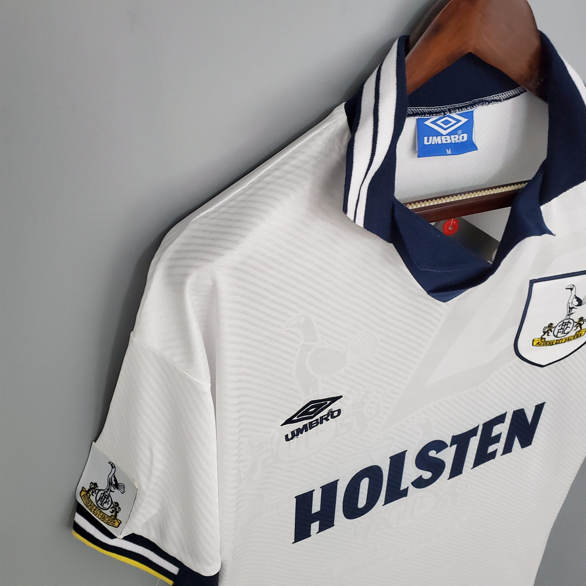 Camiseta Tottenham L 94/95 Hombre (Retro) - Versión Hincha