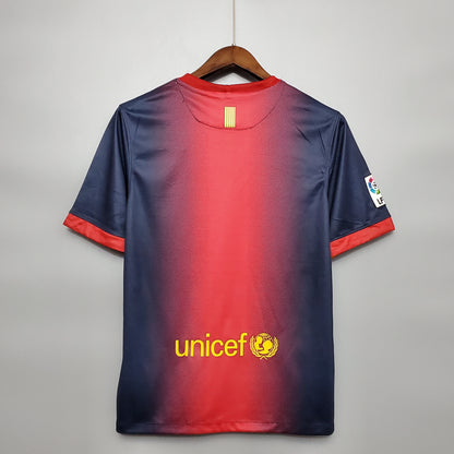 Camiseta Barcelona I 12/13 Hombre (Retro) - Versión Hincha