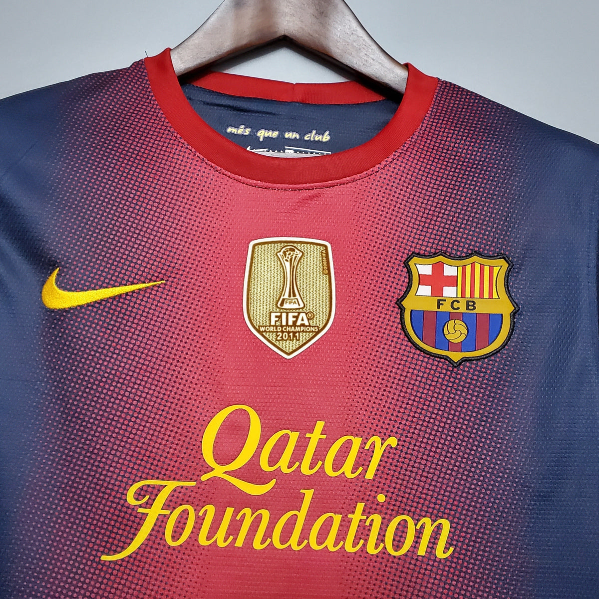 Camiseta Barcelona I 12/13 Hombre (Retro) - Versión Hincha