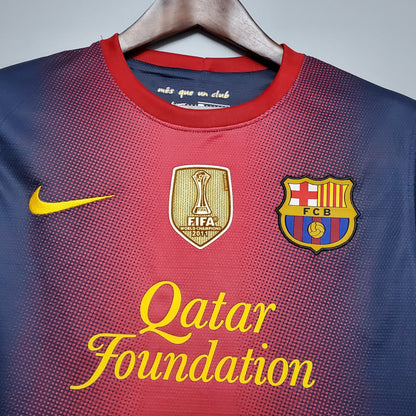 Camiseta Barcelona I 12/13 Hombre (Retro) - Versión Hincha