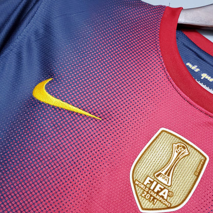 Camiseta Barcelona I 12/13 Hombre (Retro) - Versión Hincha