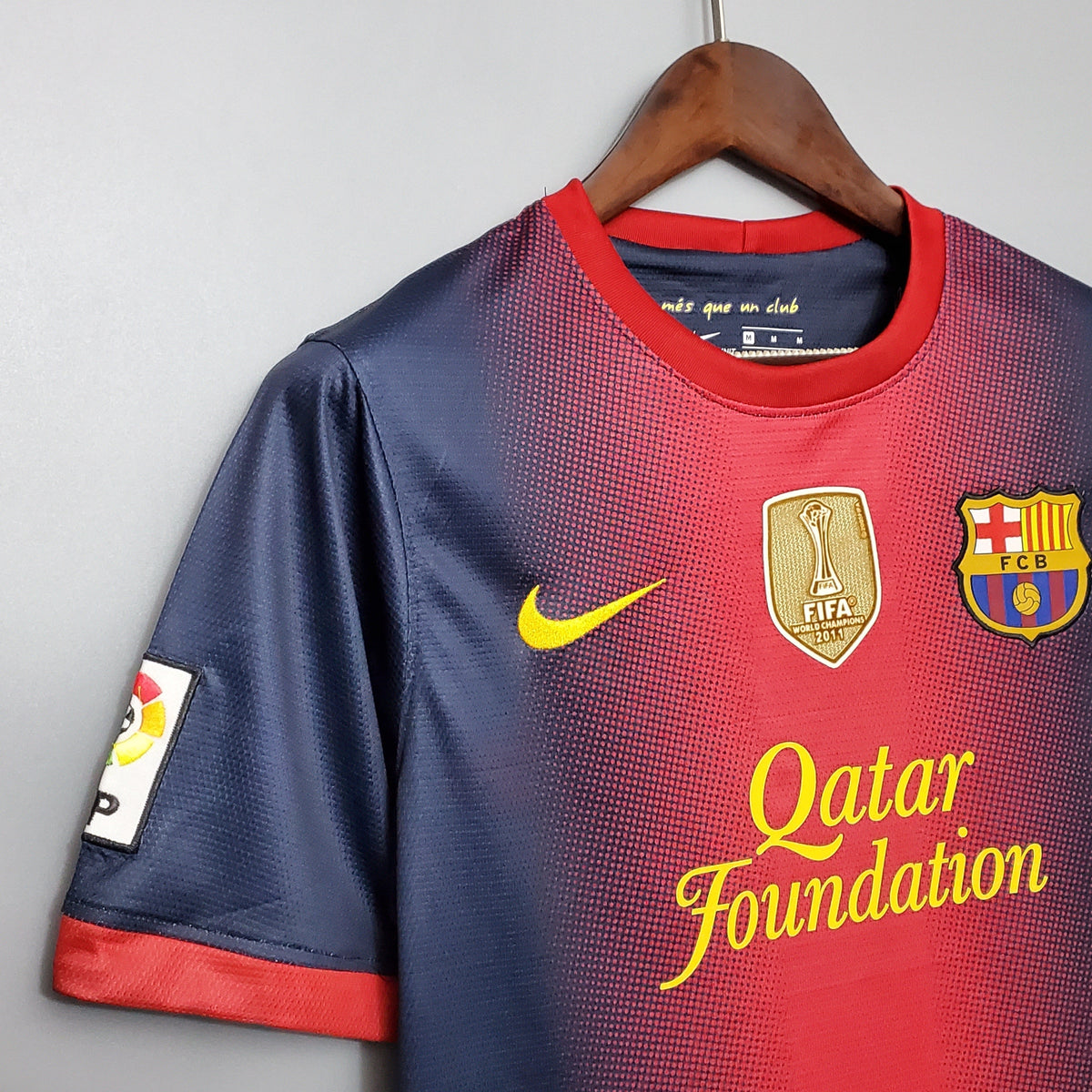 Camiseta Barcelona I 12/13 Hombre (Retro) - Versión Hincha