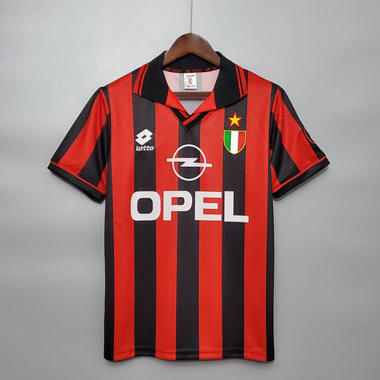 Camiseta Milan Ii 96/97 Hombre (Retro) - Versión Hincha