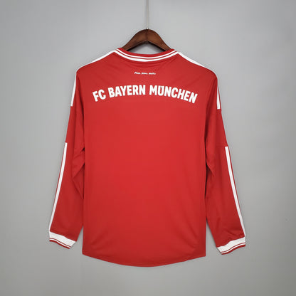 Camiseta Bayern De Munich Local 2013 Hombre (Retro) Manga Larga - Versión Hincha